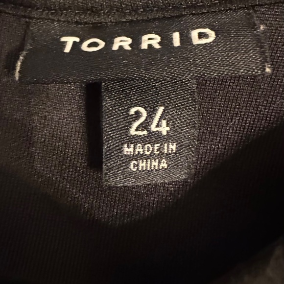 Torrid Black Sleeveless Fit & Flare Dress – Size 24 🖤 - Picture 3 of 9